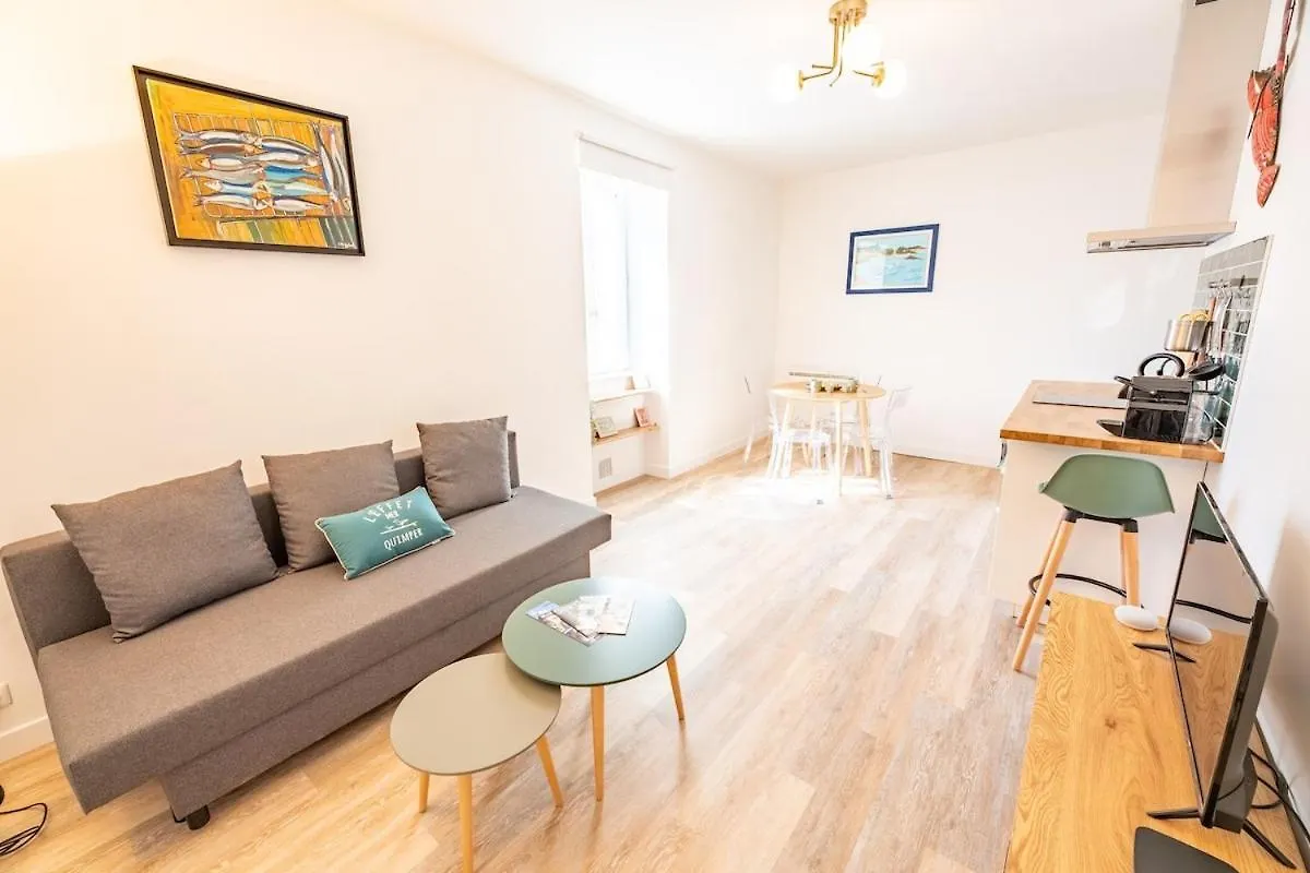 L'Effet Mer-T2- Hyper Centre Quimper Apartman